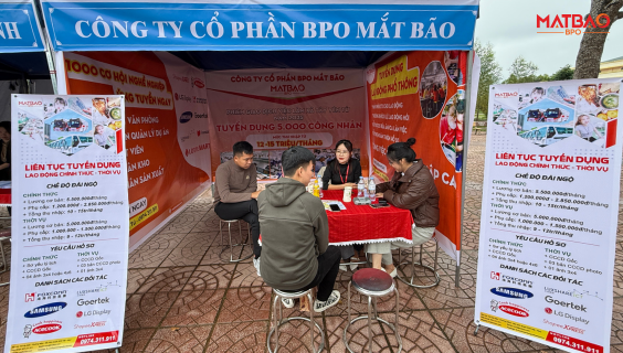 [MBB] 🎯 MẮT BÃO BPO (CN HN) GẮN KẾT TUYỂN DỤNG TẠI PHIÊN GIAO DỊCH VIỆC LÀM XÃ TÂY YÊN TỬ 2025